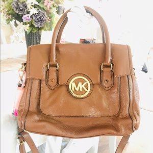 Michael Kors pebble leather cross body bag